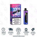 Load image into Gallery viewer, Berry Edition Elf Bar 4 in 1 3200 Puffs Prefilled Pod Kit
