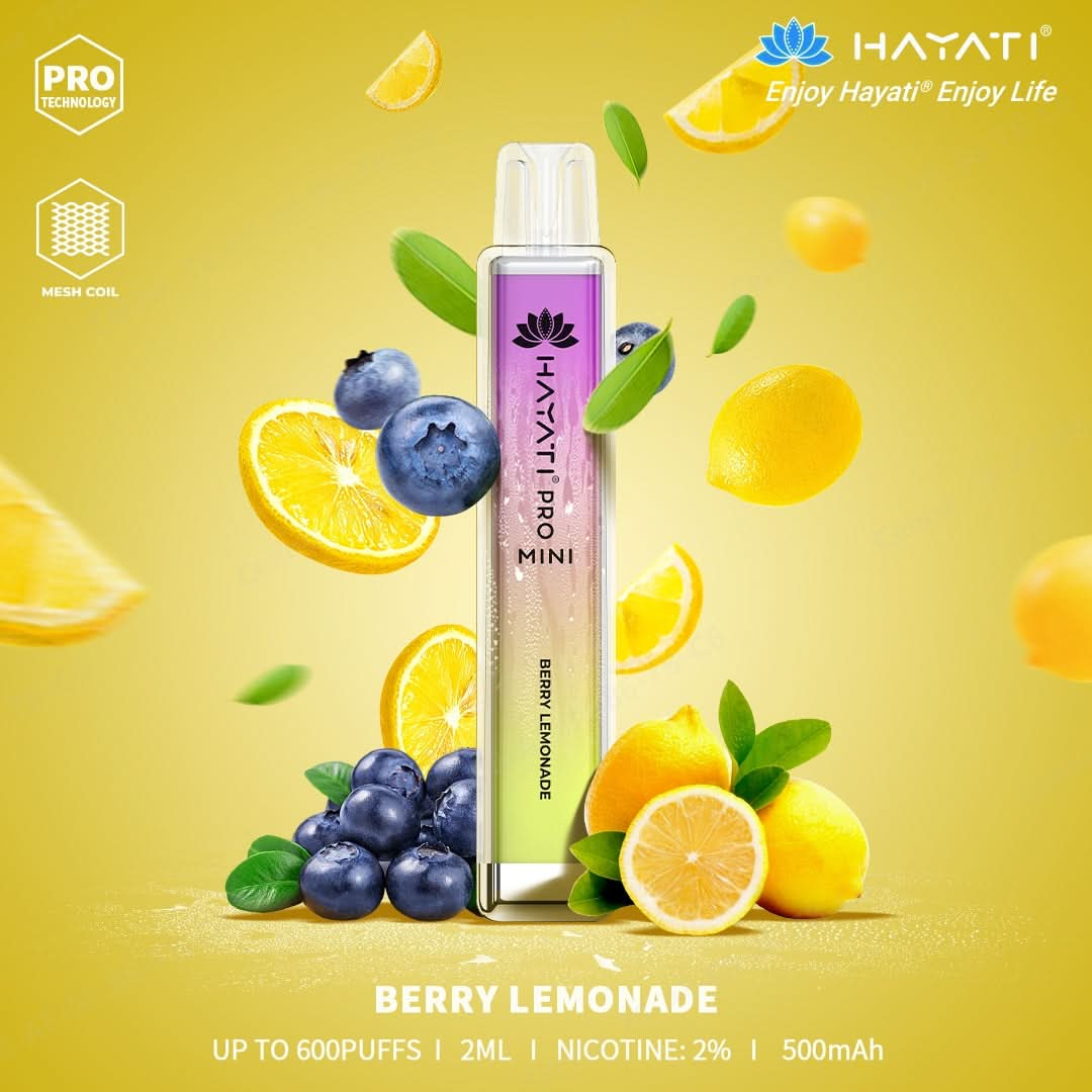 Berry Lemonade Hayati Pro Mini 600 Puffs