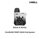 Load image into Gallery viewer, Uwell Caliburn Tenet Koko Pod Kit Black-White
