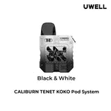 Uwell Caliburn Tenet Koko Pod Kit Black-White