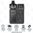 Uwell Crown M Pod Mod Kit - Black
