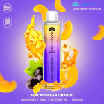 Load image into Gallery viewer, Blackcurrant Mango crystal pro max 4000 puffs disposable vape
