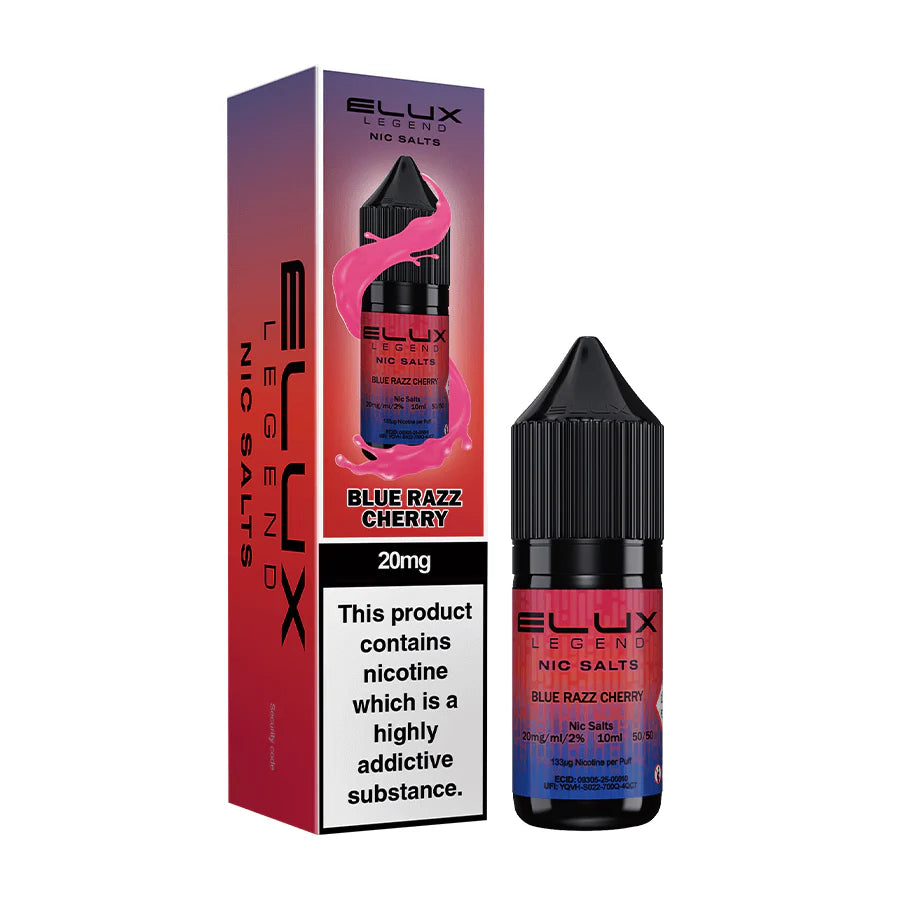 Blue Razz Cherry Elux Legend Nic Salt-10ml