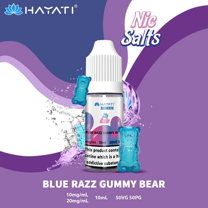 Hayati Pro Max Nic Salt - Blue Razz Gummy Bear