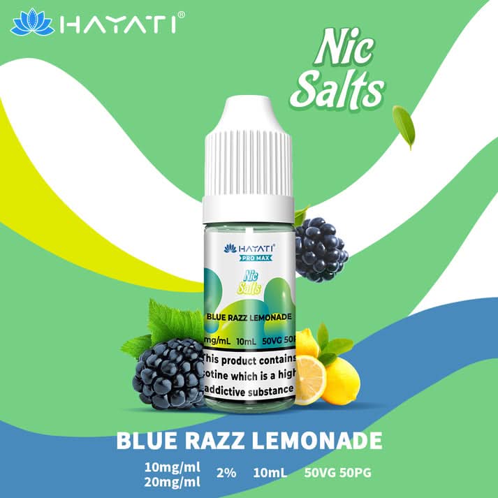 Hayati Pro Max Nic Salt -  Blue Razz Lemonade | Buy 1 Get 1 free