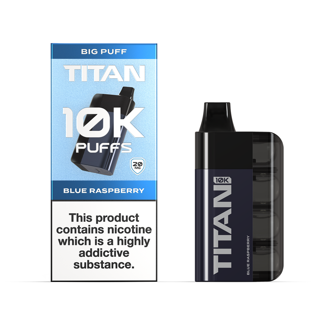 Blue Raspberry - Titan 10k Puff Disposable Vape 