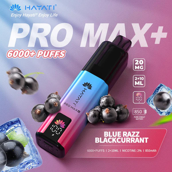 Hayati Pro Max Plus 6000 Puffs Vape | Buy 5 For £50