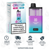 Blue Razz Cherry & Fizzy Cherry – Aura Bar Twist 40K