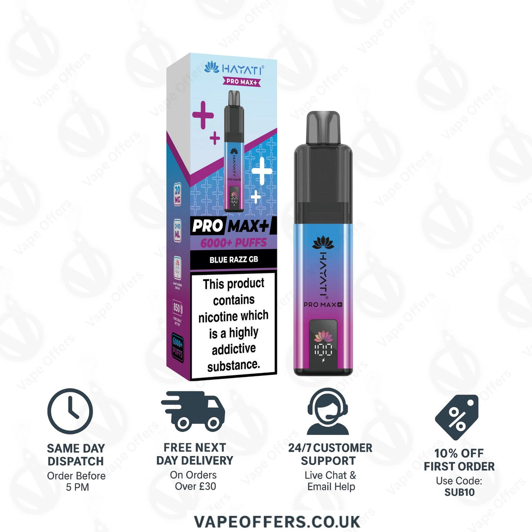 Hayati Pro Max Plus 6000 Pod Kit | Box Of 5 For £40