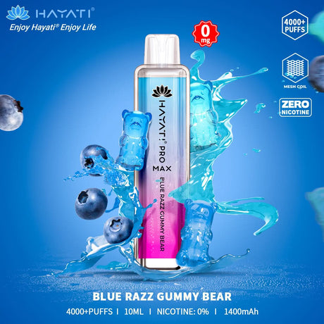 Blue Razz Gummy Bear Hayati Pro Max (0mg)