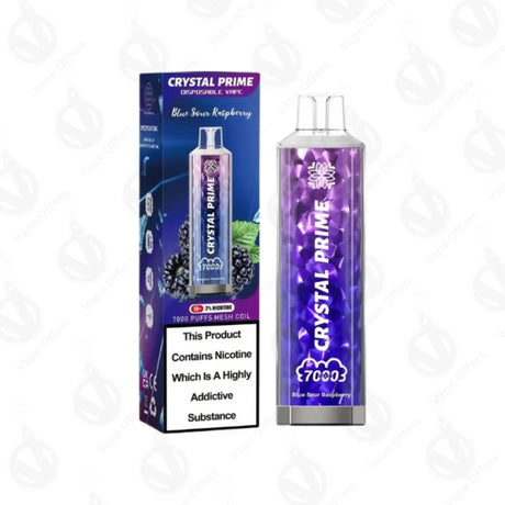 Blue Sour Raspberry Crystal Prime 7000 Vape
 No reviews
