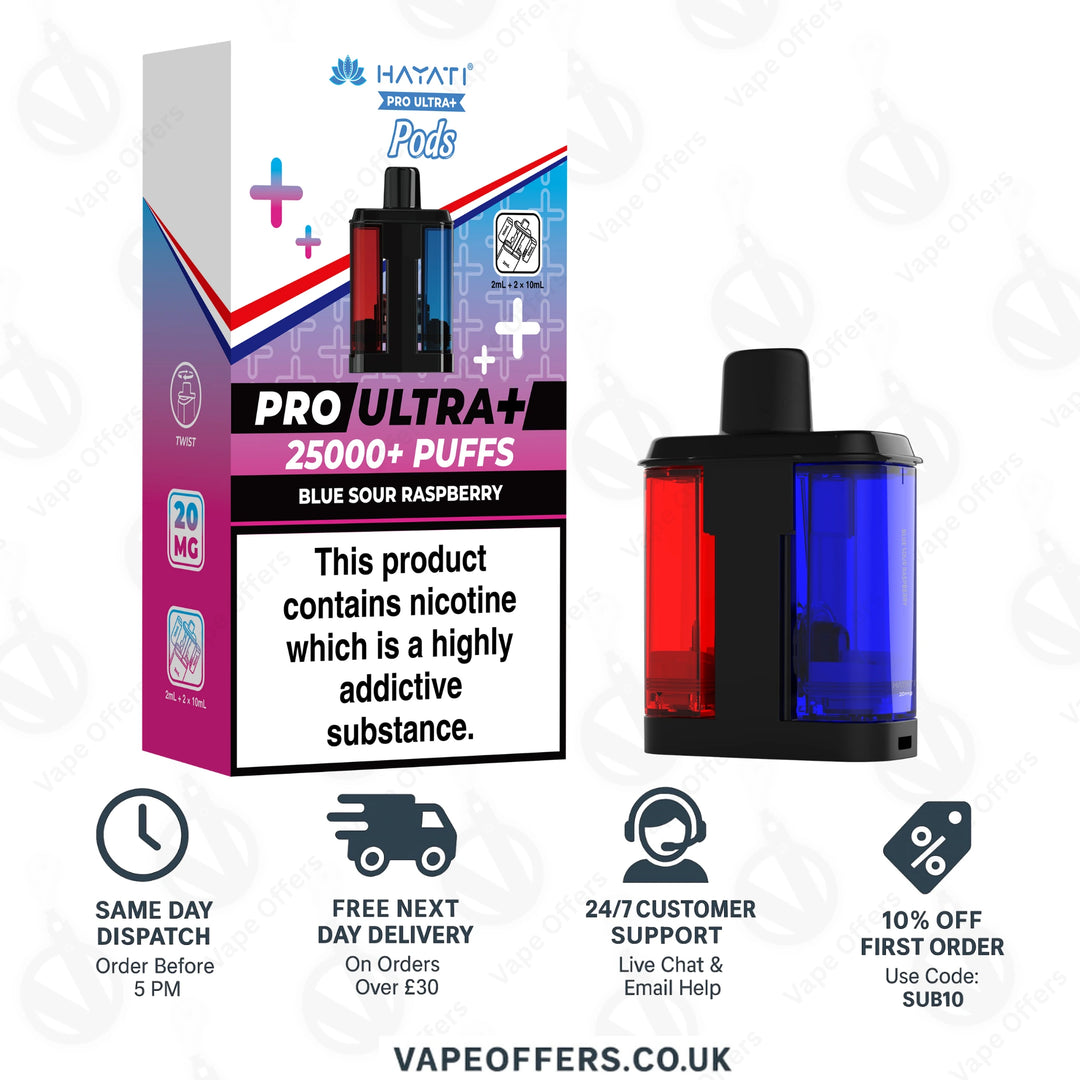Hayati Pro Ultra Plus 25000 Prefilled Pods