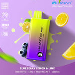 Load image into Gallery viewer, Crystal Pro Max By Hayati 7000 Duo Mesh - Blueberry Lemon &amp; Lime
