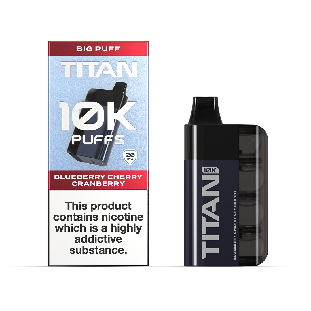 Blueberry Cherry Cranberry - Titan 10k Puff Disposable Vape 