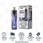 Load image into Gallery viewer, Blueberry Cherry Cranberry Feoba Pro 6000 Puffs Prefilled Pod Kit
