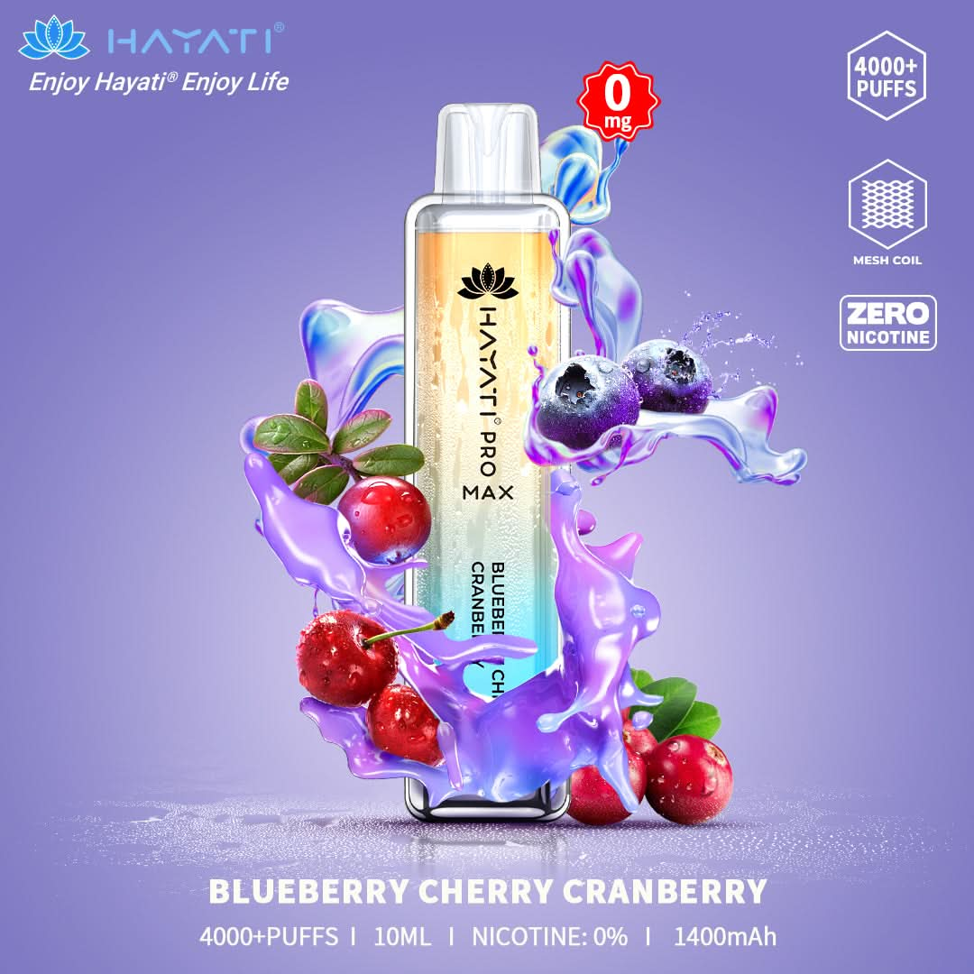 Blueberry Cherry Cranberry Hayati Pro Max (0mg) 