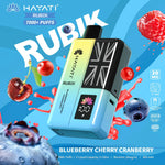 Load image into Gallery viewer, Hayati Rubik 7000 Puffs - Blueberry Cherry Cranberry 
