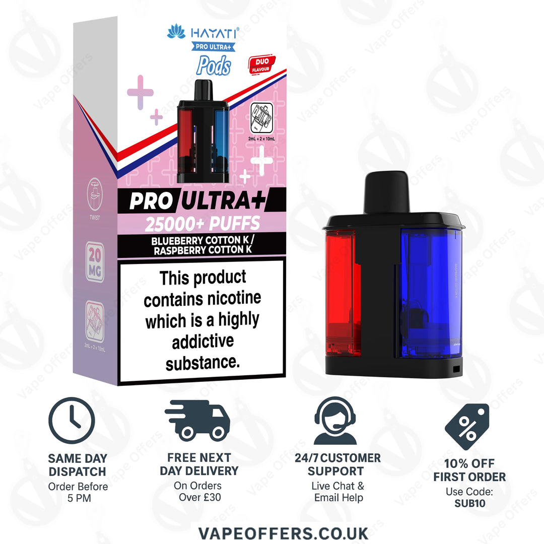 Hayati Pro Ultra Plus 25000 Prefilled Pods