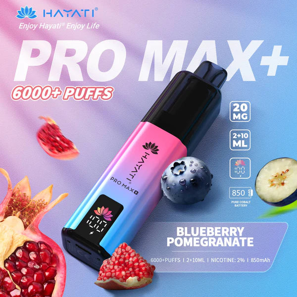Hayati Pro Max Plus 6000 Puffs Vape | Buy 5 For £50