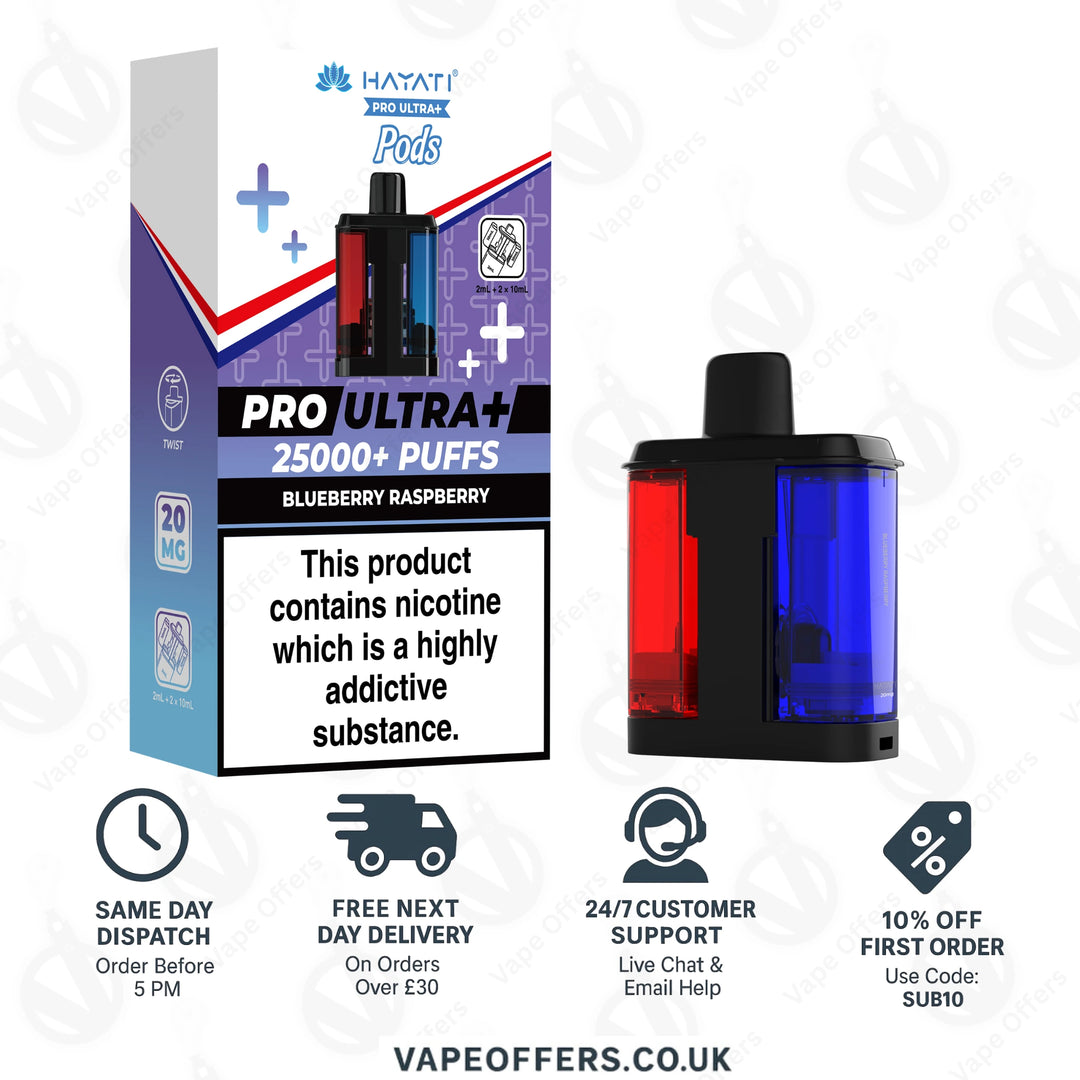 Hayati Pro Ultra Plus 25000 Prefilled Pods