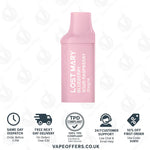 Load image into Gallery viewer, Blueberry Sour Raspberry Lost Mary BM600 Prefilled Pod
