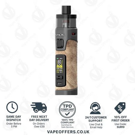 Smok Rpm 5 Pro Pod Vape Kit - Brown  Leather