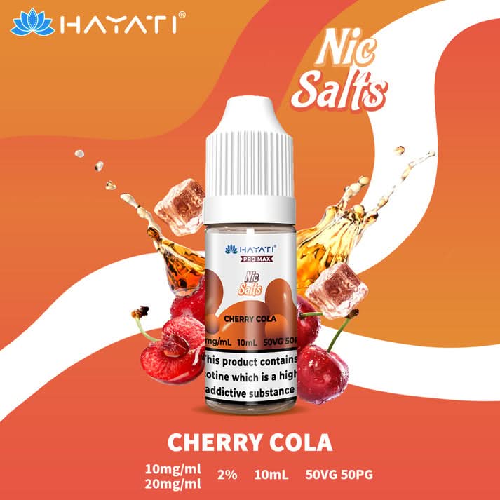 Hayati Pro Max Nic Salt - Cherry Cola | Buy 1 Get 1 free