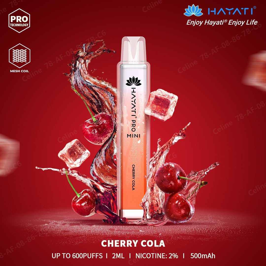 Cherry Cola Hayati Pro Mini 600 Puffs