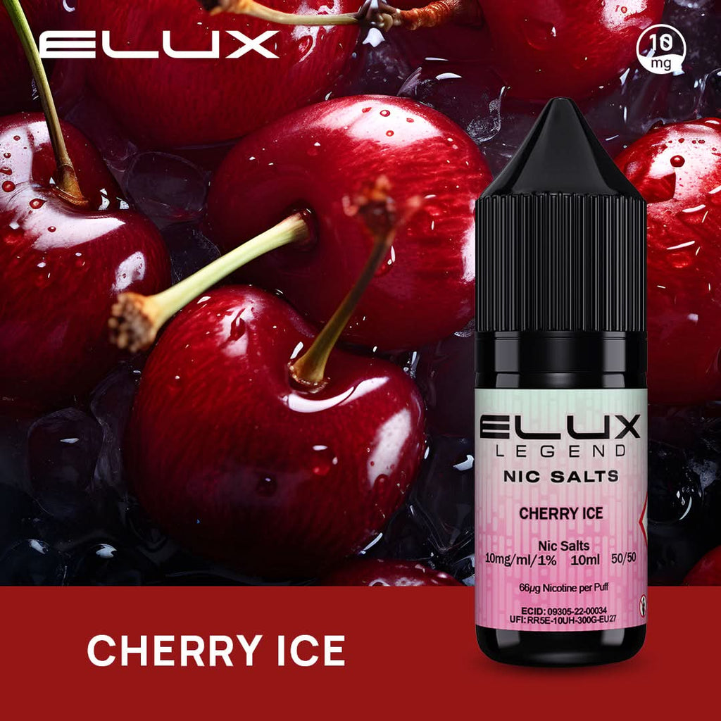 elux legend cherry Fizzy Cherry Elux Legend Nic Salt E-Liquid Pack of 10 – Buy Vapes Bulk main image 0