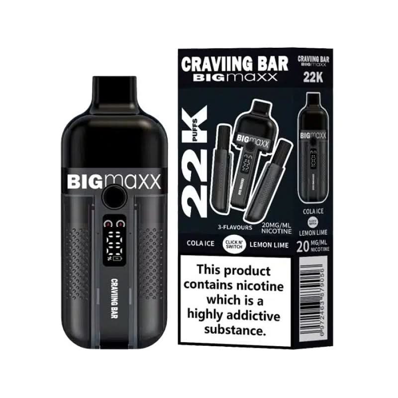 Cola Ice & Lemon Lime - Craving Bar Big Maxx 22k  