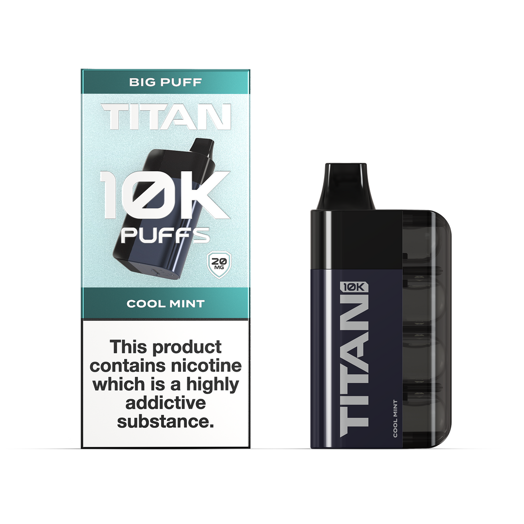 Cool Mint - Titan 10k Puff Disposable Vape 