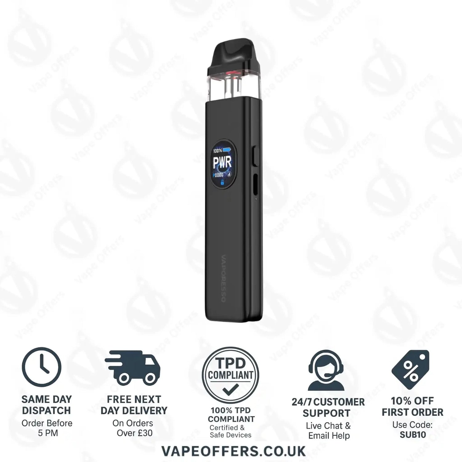 Cosmic Black Vaporesso XROS 5 Pod Kit 