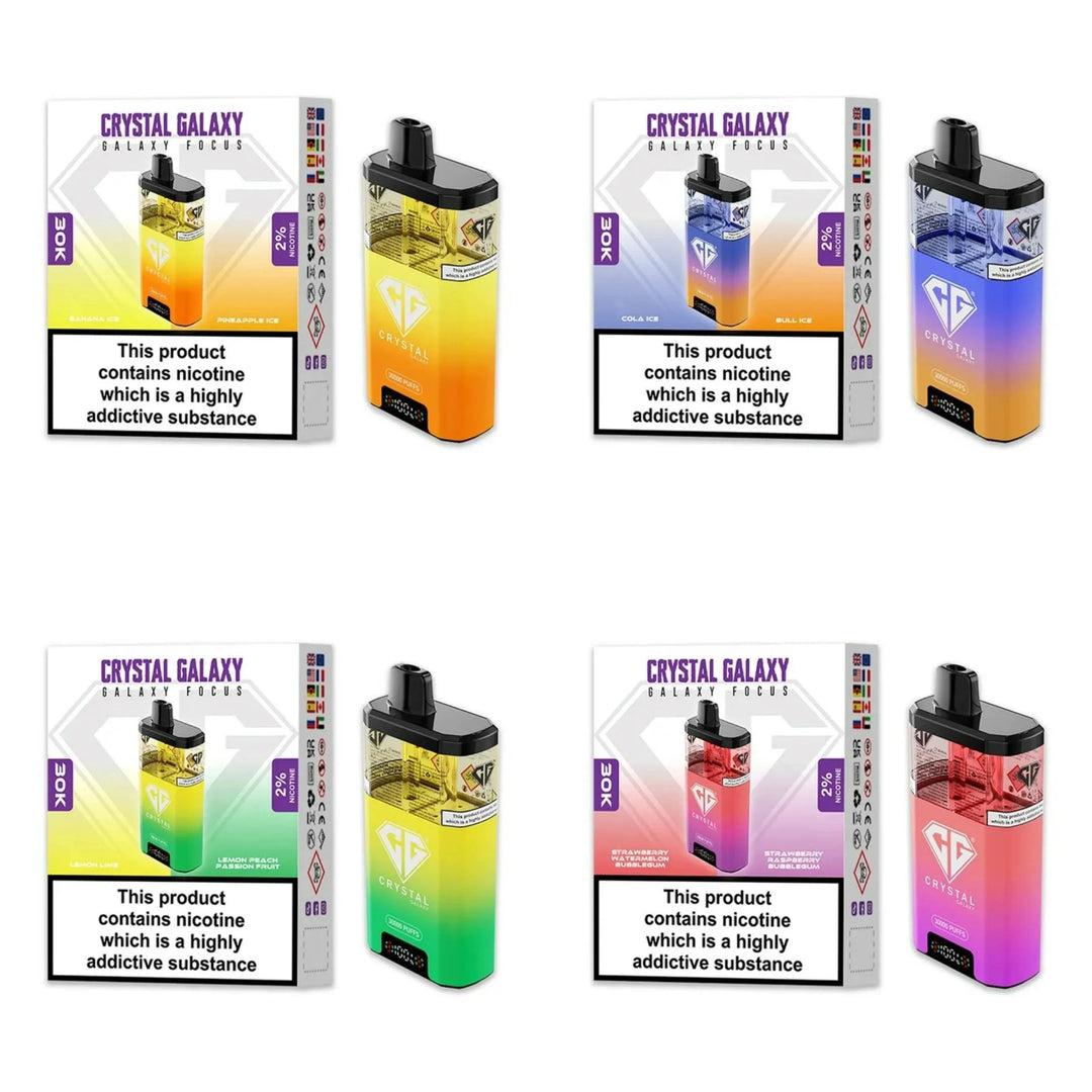 Crystal Galaxy Focus 30000 Puffs Disposable Vape