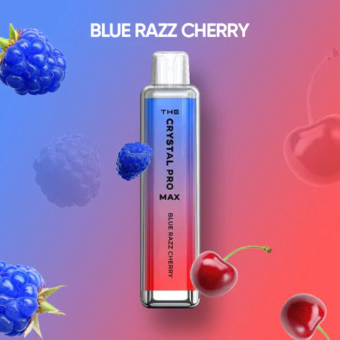 blue razz cherry crystal pro max 4000 disposable vape
