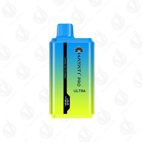 Crystal Ice and Icy Citrus Hayati Pro Ultra 15000 Puffs Vape