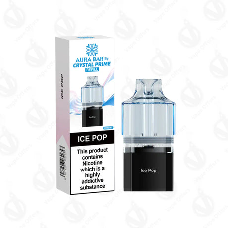 Crystal Prime Aura Bar 10k Ice Pop Prefilled Vape Pod