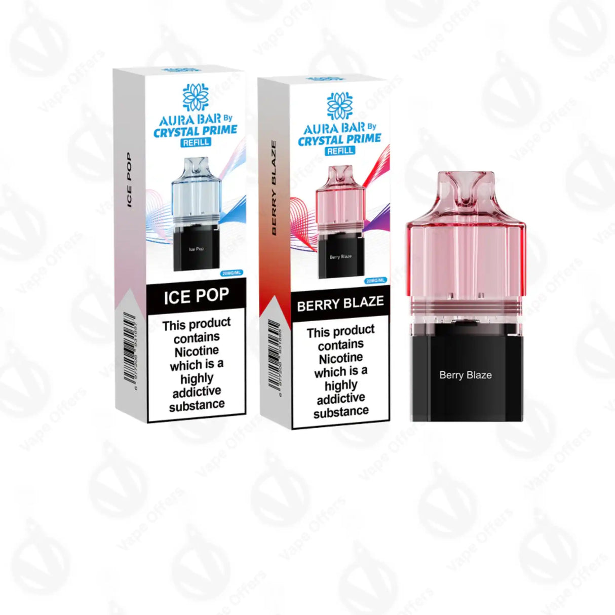 Crystal Prime Aura Bar 10k Prefilled Pod