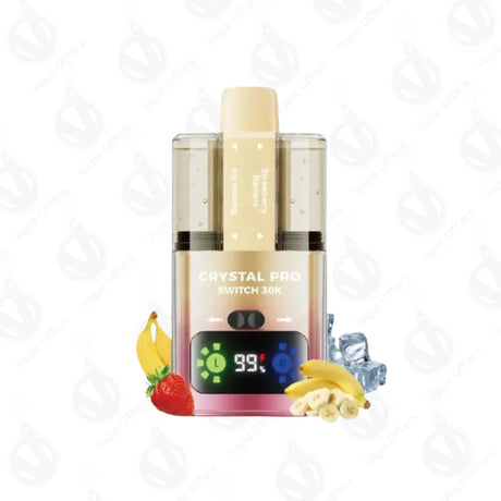 Crystal Pro Switch 30K Banana Ice & Strawberry Banana Vape Kit