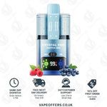 Load image into Gallery viewer, Crystal Pro Switch 30K – Blueberry Raspberry &amp; Blue Raspberry

