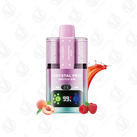 Crystal Pro Switch 30K Juicy Peach & Juicy Raspberries Vape Kit