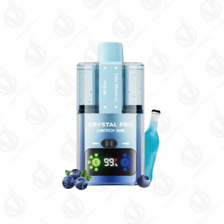 Crystal Pro Switch 30K Mr Blue & Fizzy Blueberry Vape Kit