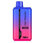 Load image into Gallery viewer, Crystal Pro Twist 15000 - Blue Razz Gummy Bear &amp; Blue Razz Cherry Ice

