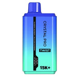 Load image into Gallery viewer, Crystal Pro Twist 15000 - Blueberry Raspberry &amp; Blue Sour Raspberry
