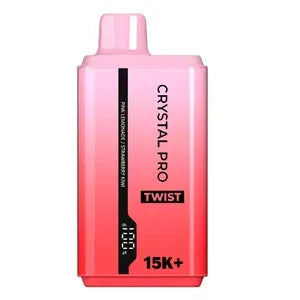 Crystal Pro Twist 15000 - Pink Lemonade & Strawberry Kiwi