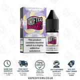 Drifter Dessert Blueberry Cheesecake 10ml Nic Salt 