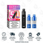 Load image into Gallery viewer, ELFBAR PLUS 50 Prefilled Pod Kit Raspberry Edition
