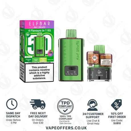 Elf Bar 4-in-1 Ultra 50 Prefilled Pod Kit Special Edition