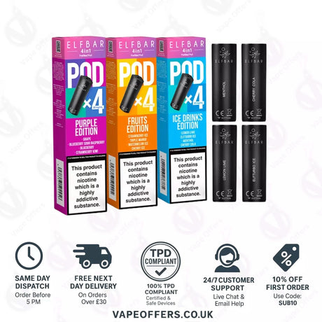 Elf Bar Prefilled Pods | VapeOffers UK Elf Bar Prefilled Pods | VapeOffers UK