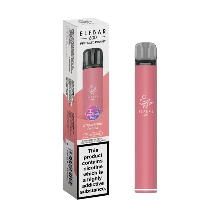 Elf Bar 600 Prefilled Pod Vape Kit Strawberry ICE 