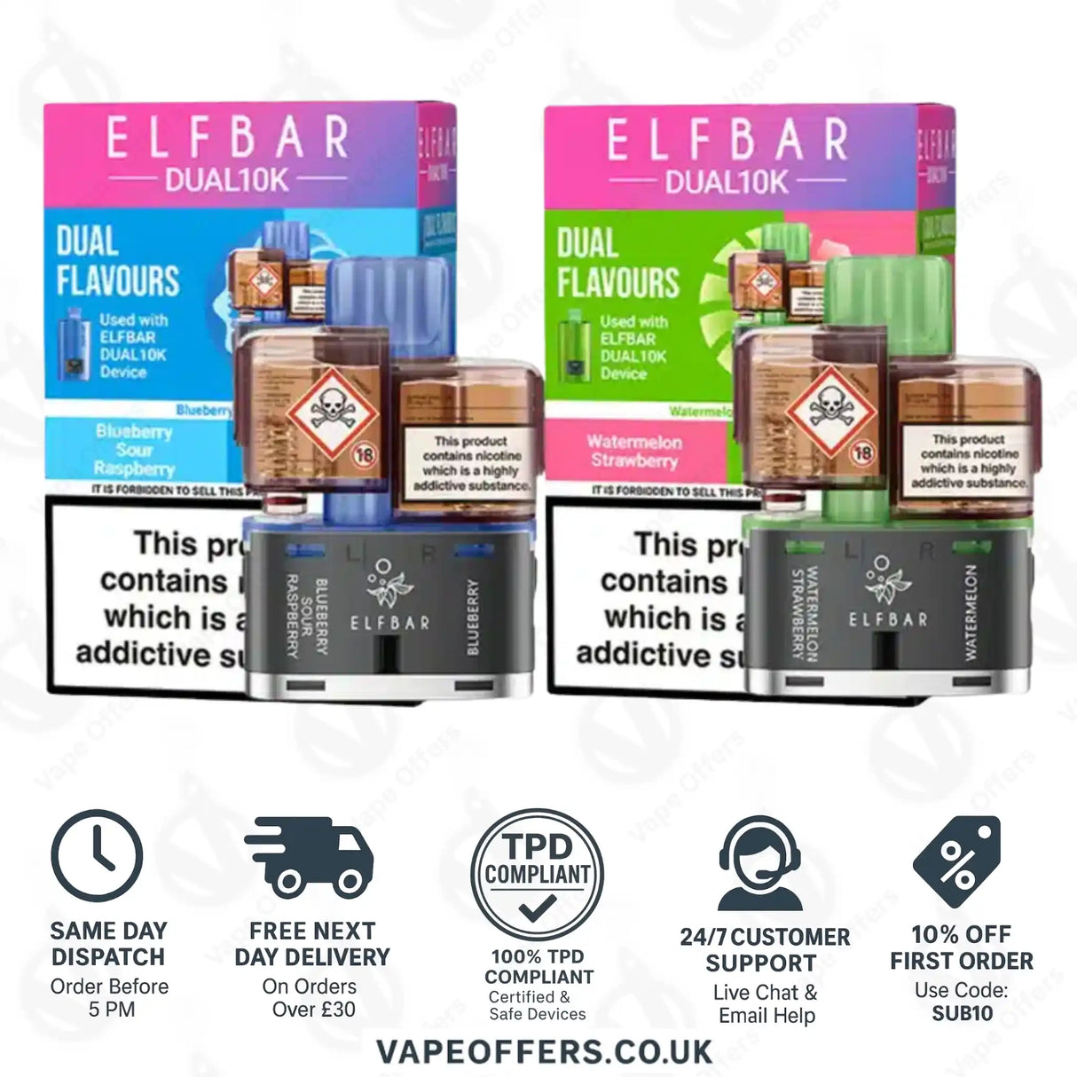Elf Bar Dual 10K Prefilled Pod